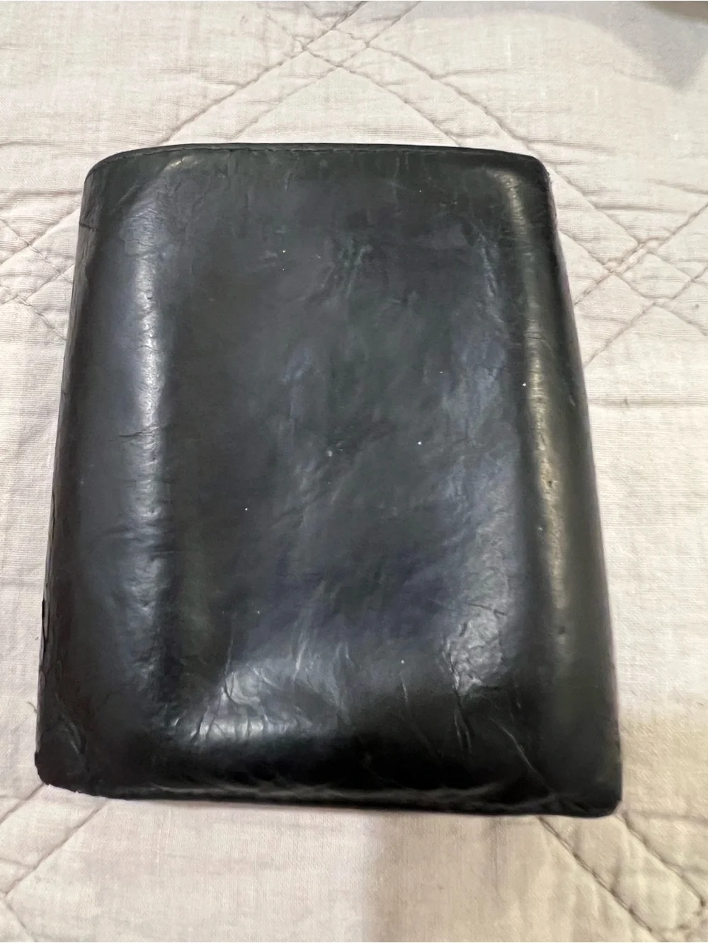 Fossil Black Leather Bi-Fold Men’s Wallet